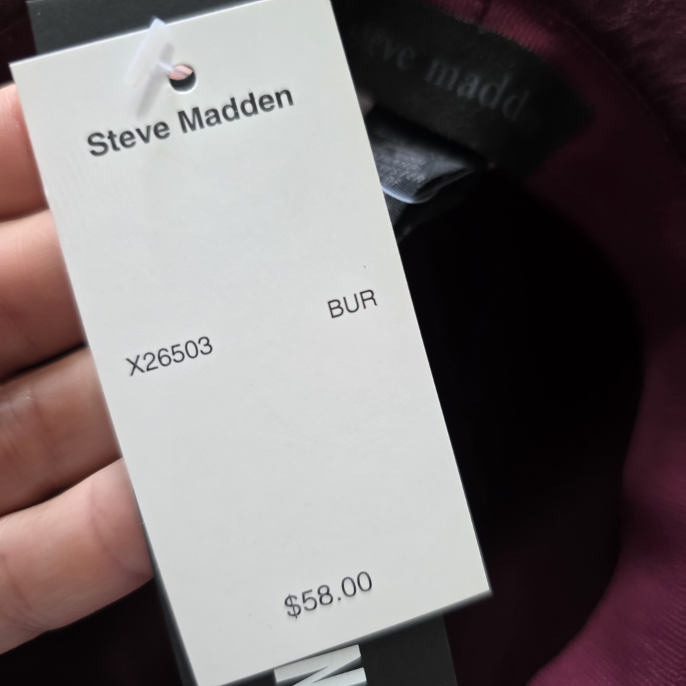NWT Steve Madden 100% Wool Hat - Picture 5 of 5